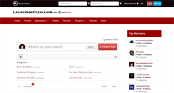 Desktop Screenshot of lacrossefeed.com